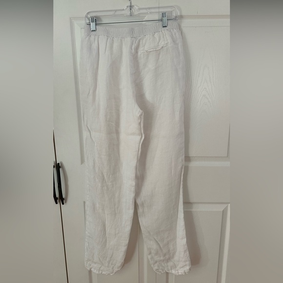 J. Crew full length pull on linen pant in size 4 Tall - Picture 4 of 7